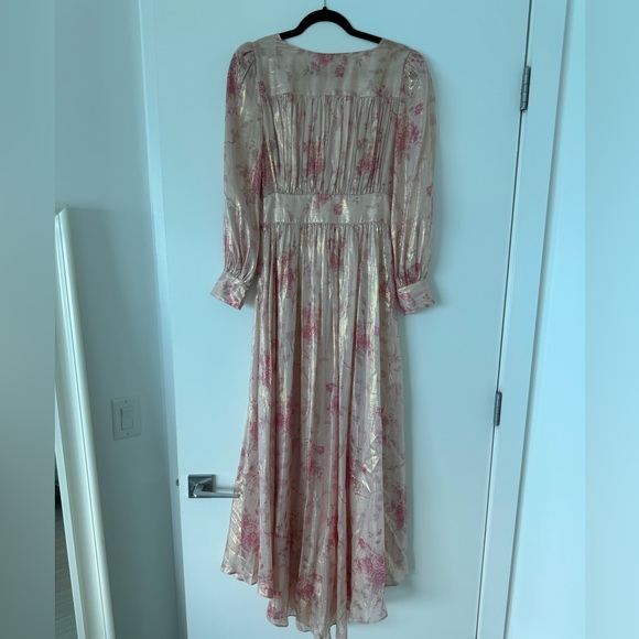 LoveShackFancy Cyrena Dress in Pale Rose Pink - Picture 6 of 7